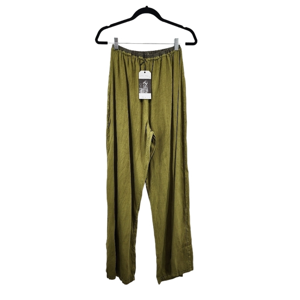 Cynthia Ashby Women's Silk Wide Leg Pants - S